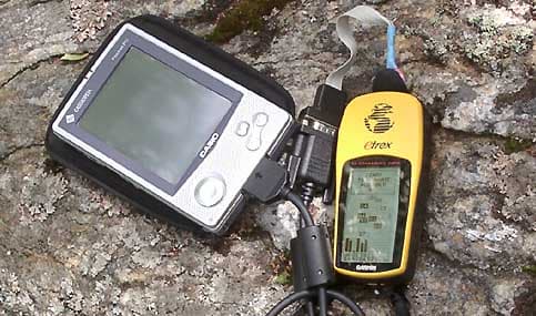 Соединение CASSIOPEIA с GPS Garmin eTrex