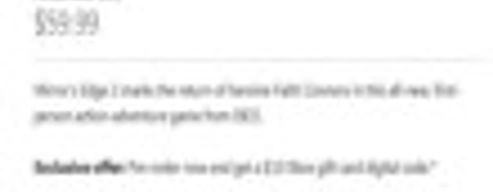 Слух: Mirror’s Edge 2 выйдет в этом году