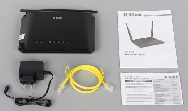 Комплект поставки D-Link DIR-615S