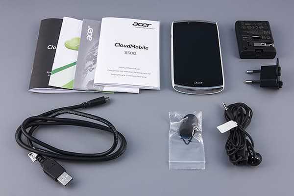 обзор смартфона Acer S500
