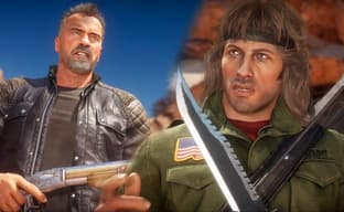 ¿Stallone o Schwarzenegger? - Rambo pelea contra Terminator en los nuevos vídeos de Mortal Kombat 11