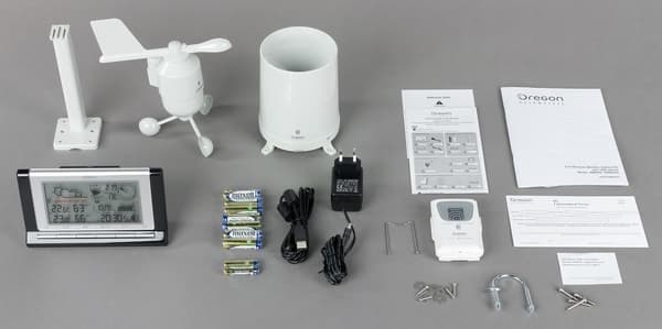 Комплект поставки Oregon Scientific WMR89 Комплект поставки Oregon Scientific WMR89