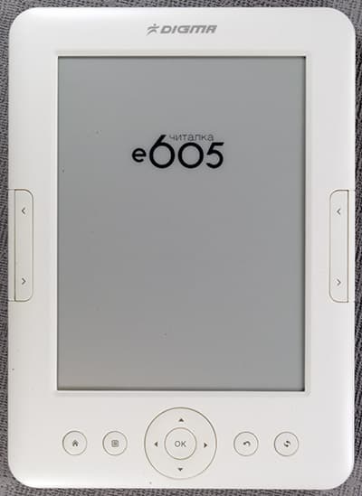 Добротная недорогая электронная книга (читалка) Digma e605 с экраном E-Ink Pearl