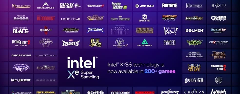 Intel бросила вызов NVIDIA. Технология масштабирования XeSS доступна в 200 играх