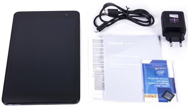 Комплектация планшета Dell Venue 8 Pro