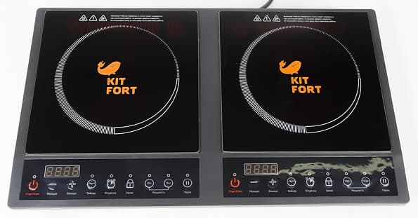 двухконфорочная индукционная плита Kitfort KT-109