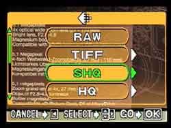 Olympus CAMEDIA C-5060 Меню