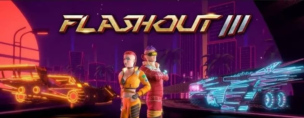 Вышла Flashout 3, вдохновлённая серией WipEout. Футуристичные гонки под электронную музыку