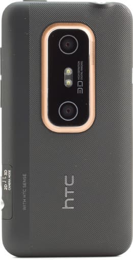 Обратная сторона корпуса Обзор HTC Evo 3D. Обратная сторона корпуса