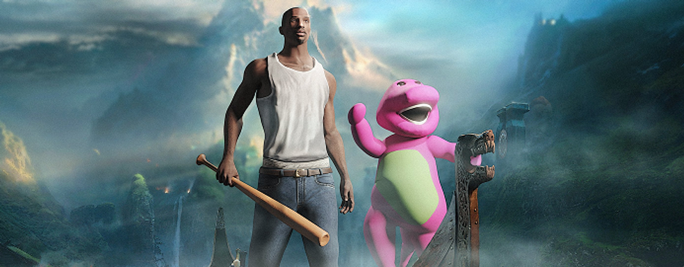 Создатель God of War настолько восхищён превращением Кратоса в СиДжея из GTA San Andreas, что назвал работу «Совершенством»