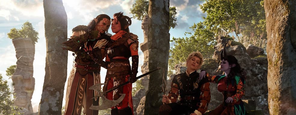 Назад в Забытые Королевства: косплееры превратились в искателей приключений из Baldur’s Gate 3