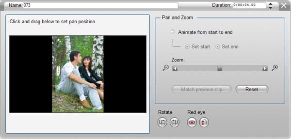 Свойства слайда в Pinnacle Studio 12