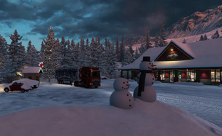 В Euro Truck Simulator 2 и ATS приходит зима со снегом и обновлённой графикой. Представлен ивент Return to Winterland с подарками