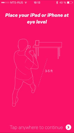 Скриншот приложения Moov Cardio Punch Скриншот приложения Moov Cardio Punch