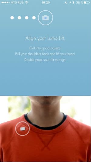 Скриншот приложения Lumo Lift Скриншот приложения Lumo Lift