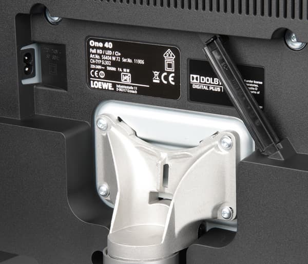 ЖК-телевизор Loewe One 40. Вид сзади ЖК-телевизор Loewe One 40. Вид сзади