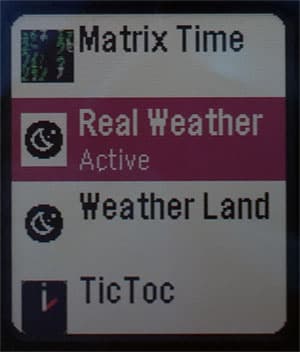 Снимок экрана Pebble TIme