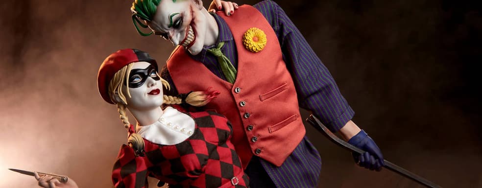 Sideshow Collectibles показала распаковку и сборку диорамы «Джокер и Харли Квинн: беззаконная любовь»
