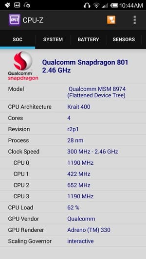 Конфигурация Xiaomi Mi4