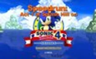 Sonic 4: скоростное прохождение Splash Hill Act 1
