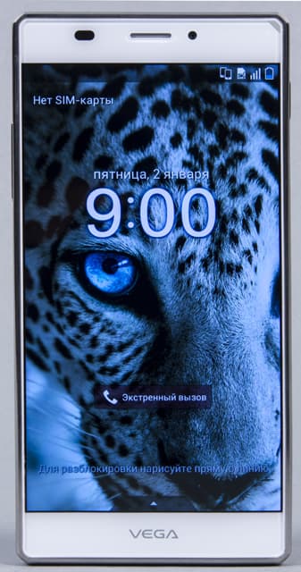 Лицевая сторона Pantech Vega Iron Лицевая сторона Pantech Vega Iron