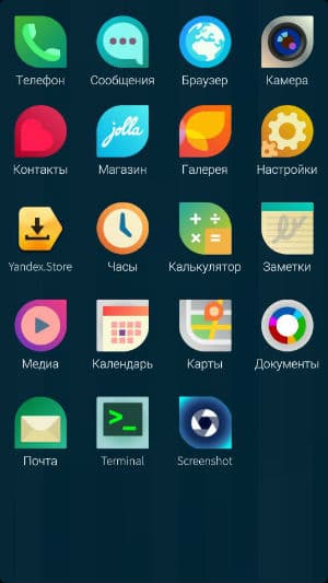 Скриншот Sailfish OS