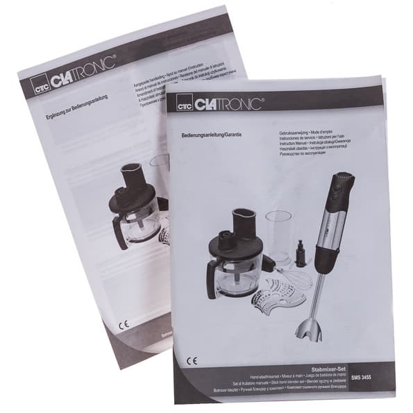 погружные блендеры ProfiCook PC-SM 1005, Clatronic SMS 3455, Steba MX 21