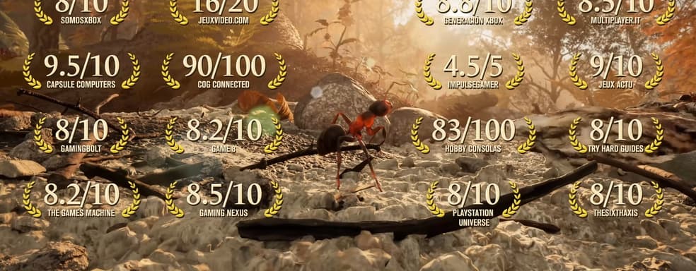 Авторы одной из самых красивых игр 2024 года похвастались оценками СМИ. Смотрим ролик Empire of the Ants