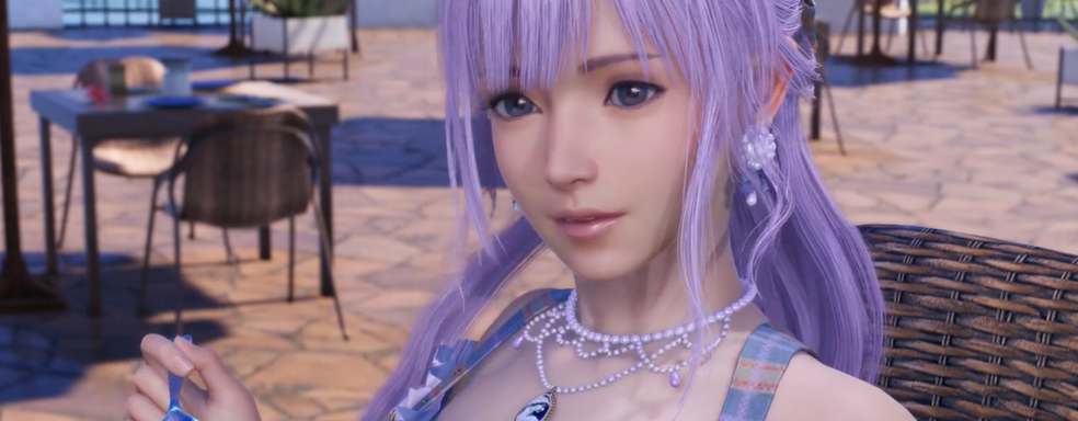 Тизер новой Dead or Alive. Сцена с поеданием мороженого в Venus Vacation Prism Dead or Alive Xtreme