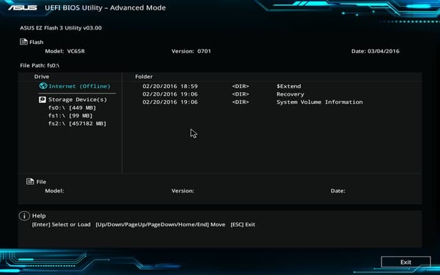 BIOS Asus VivoMini VC65R