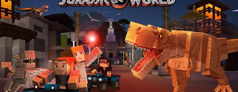Minecraft и Jurassic World. Динозавры забрели в кубический мир