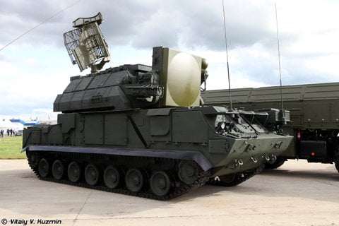 Боевая машина 9А331 ЗРК «Тор-М1»