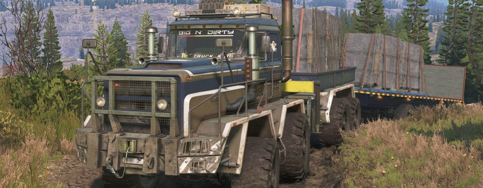 В SnowRunner улучшили графику, интерфейс, звук. Финальное экспериментальное обновление 32.3 перед релизом 14-го сезона