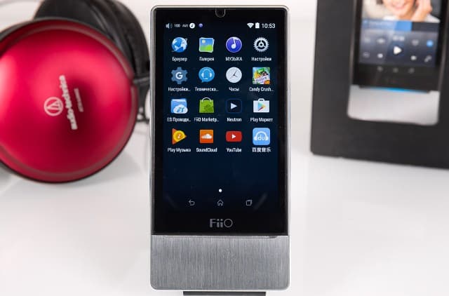 Аудиофильский Hi-Res DSD 384/32 плеер FiiO X7 и усилитель мощности FiiO AM2