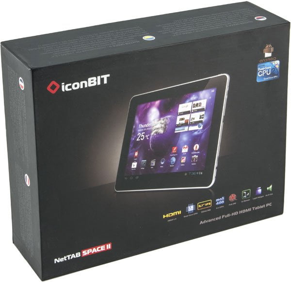 Коробка планшета iconBIT NetTAB Space II