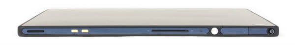 Левая грань планшета Sony Xperia Tablet Z
