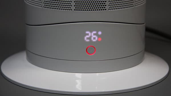 Тепловентилятор Dyson AM09 Hot + Cool, индикатор Тепловентилятор Dyson AM09 Hot + Cool, индикатор