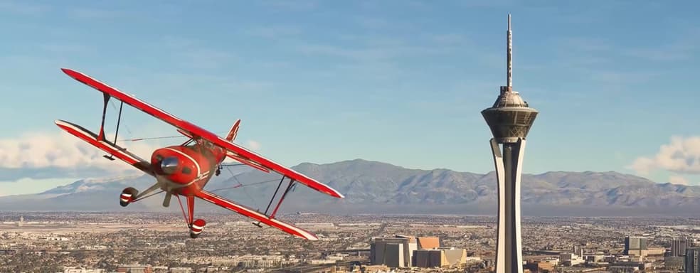 Microsoft Flight Simulator отправит в путешествие в Лас-Вегас. Обновление добавило популярный город