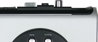 Connector panel, top