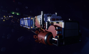 Euro Truck Simulator в космосе наполнена духом «Top Gun с Денди». Даже сцепка с грузом станет испытанием в Star Trucker