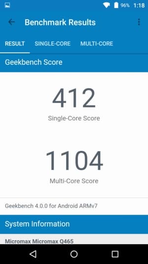 Смартфон Micromax Canvas Juice 4 (Q465)