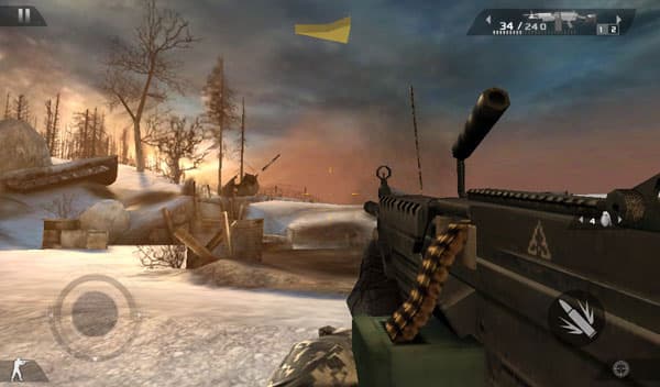 Modern Combat 3 на планшете BlackBerry PlayBoo