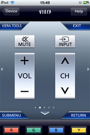 Приложение iOS для VIERA Connect