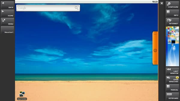 Интерфейс WeTab OS