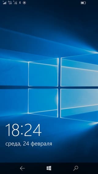Windows 10 Mobile в Microsoft Lumia 950 XL