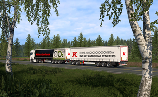 Euro Truck Simulator 2 получила набор немецких прицепов Kässbohrer