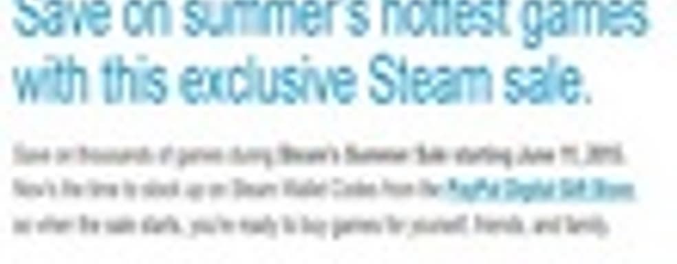 Steam Summer Sale 2015 стартует послезавтра