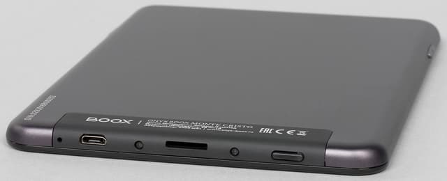 Внешний вид Onyx Boox Monte Cristo