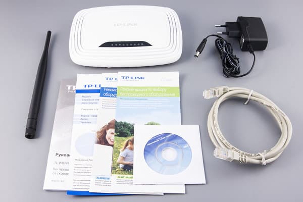 Комплект поставки роутера TP-Link TL-WR741ND Комплект поставки роутера TP-Link TL-WR741ND