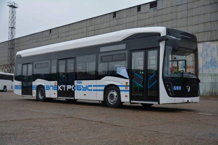 Электробус КАМАЗ-6282 - один из перспективных представителей семейства пассажирского транспорта автоконцерна